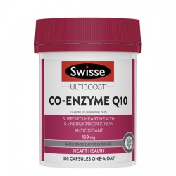 Swisse 辅酶Q10 150mg 心脏保护 180粒软胶囊 保质期2028.9